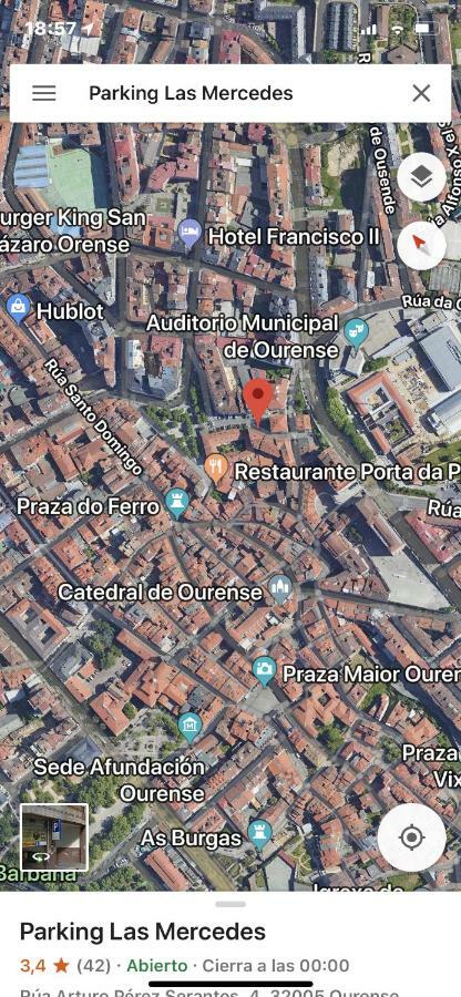 Piso Centro Lejlighed Ourense Eksteriør billede